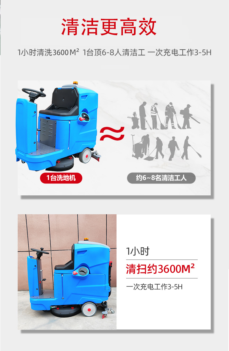 延庆驾驶式洗地机更适合用在高铁站